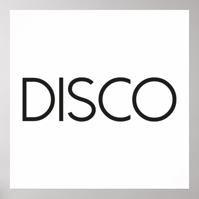 DISCO Dancing Poster (Framsidan)