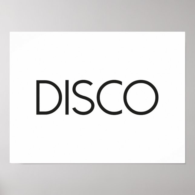 DISCO Dancing Poster (Framsidan)