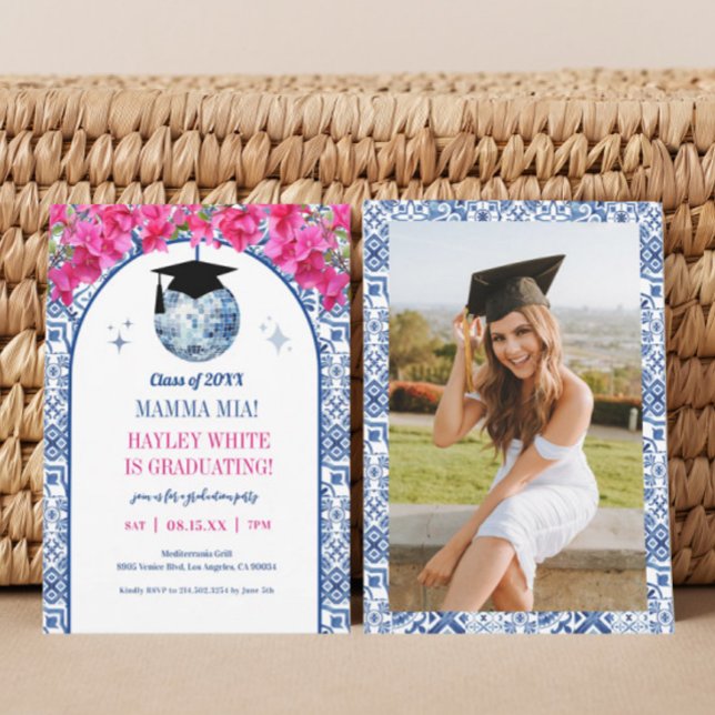 Disco Dancing Queen Studentfest Inbjudningar (Skapare uppladdad)