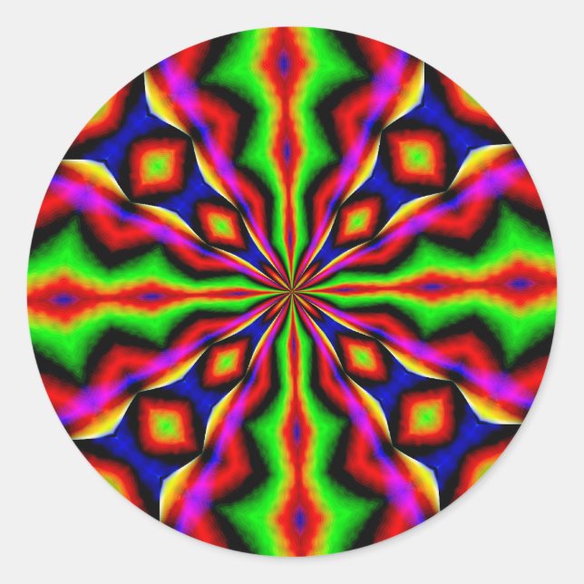 Disco Dancing Runt Klistermärke (Framsida)