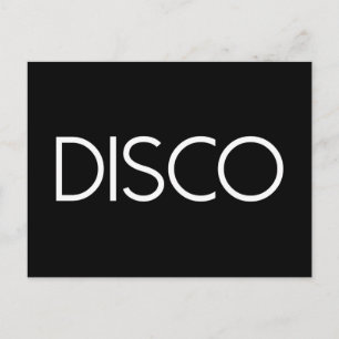 DISCO Dancing Vykort