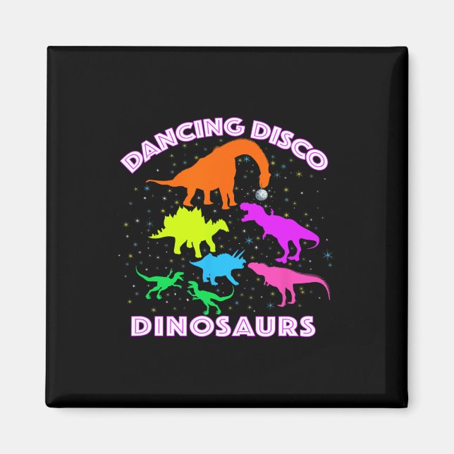 Disco-dansande dinosaurier bevisar fantastisk lära magnet (Framsidan)
