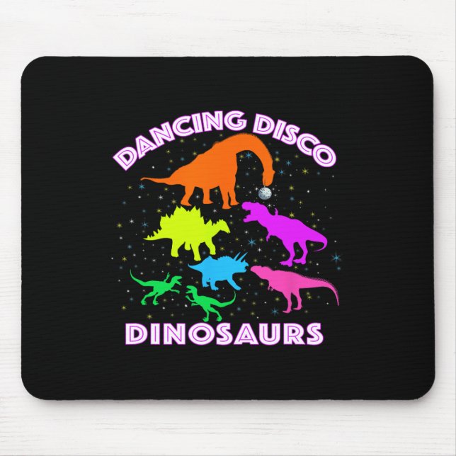 Disco-dansande dinosaurier bevisar fantastisk lära musmatta (Framsidan)