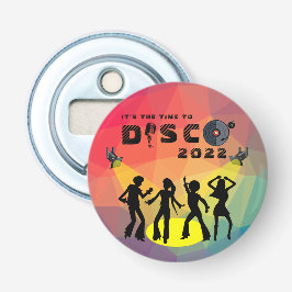 Disco dansar golv retro multifärgad firande flasköppnare