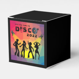 Disco dansar golv retro multifärgad firande presentaskar