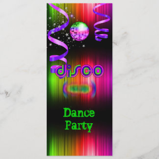 Disco Dansfest Mirrorboll Inbjudningar