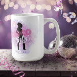 Disco Darlin' Bachelorette Team Bride ID928 Kaffemugg<br><div class="desc">Elegant anpassningsbar Disco Bachelorette-kaffet mugg design för lagbrid. I vacker övertoning färg från lavender genom periwinkle och rosa med funky disco boll, cowgirl silhouette, glamous retro font "Disco Darlin" och en vattenfärgsbakgrund. Denna snyggt, sofistikerade utformning är lätt anpassad till alla speciella middags- och/eller dansarrangemang. Sök i ID928 om du vill...</div>