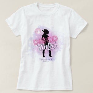 Disco Darlin' Bachelorette Team Bride ID928 T Shirt