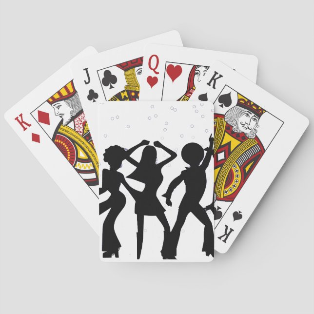 Disco Deck Lägg till din egen bild Casinokort (Baksidan)