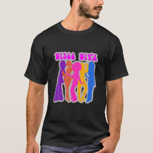 Disco Diva Disco Outfit Women Disco Girl Costume D T Shirt