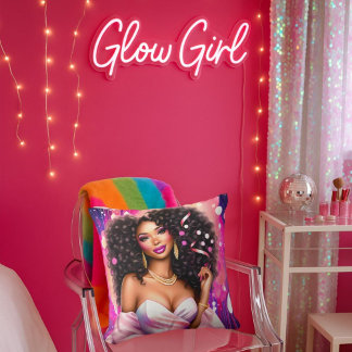 Disco Diva Glamor - Vibrant Kudde