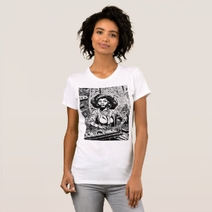 Disco Divas - Heroic DJ i Klubb 54 T Shirt