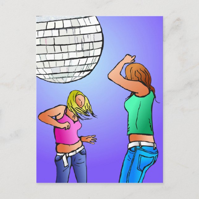 Disco Divas Vykort (Framsida)