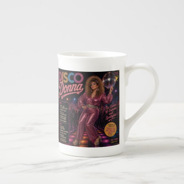 Disco Donna & Disco Dazzler Benporslin Mugg (Höger)