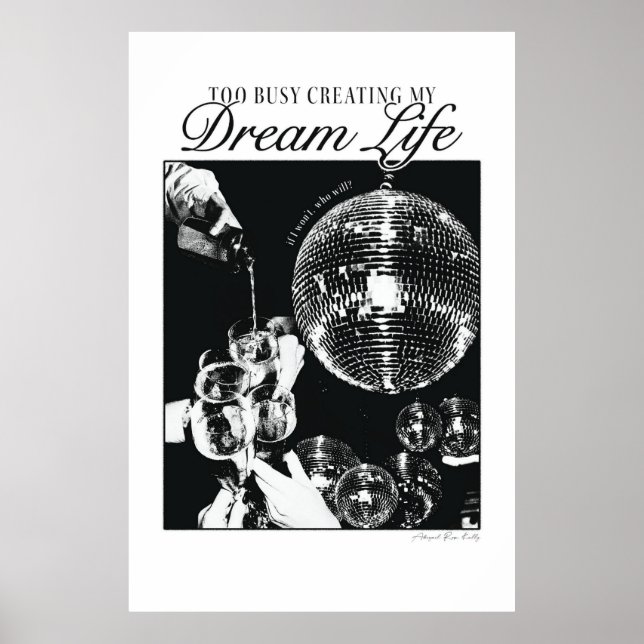 Disco Dream Life Poster (Framsidan)