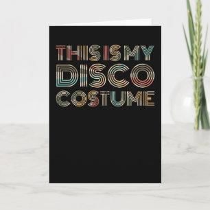 disco-drottning kvinnors retro 70-tals tema kort