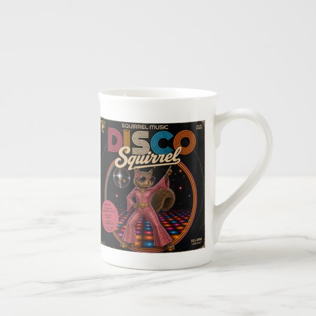 Disco-ekorr-drottning Benporslin Mugg (Höger)