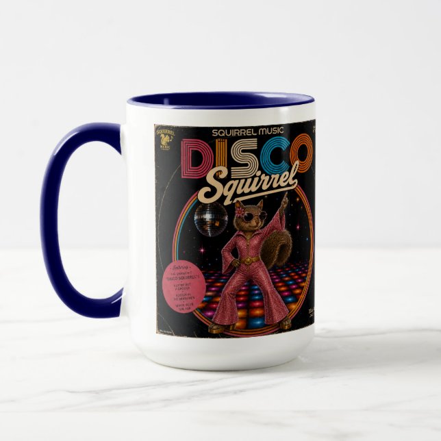 Disco-ekorr-drottning Mugg (Vänster)