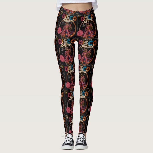 Disco-ekorr-drottningen Leggings (Framsida)