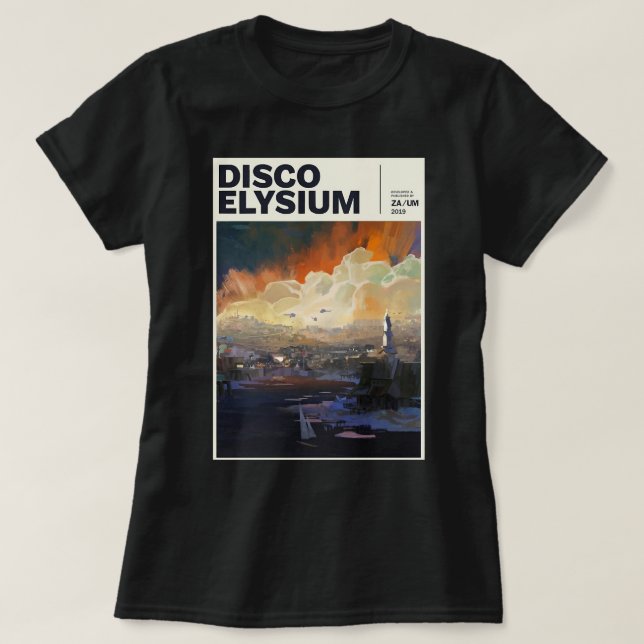 Disco Elysium Essential T Shirt (Design framsida)