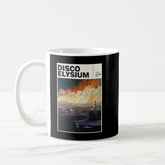 Disco Elysium Essential T Shirt Kaffemugg (Vänster)