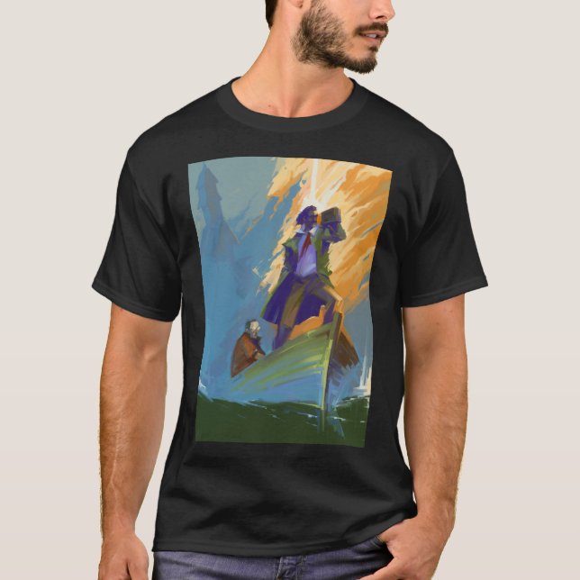 Disco Elysium Fanart Poster Classic T-Shirt (Framsida)