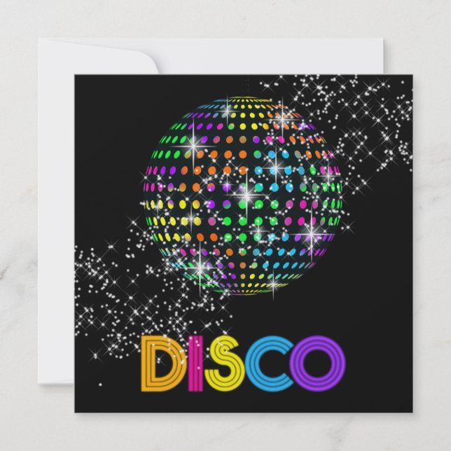 DISCO-fest - SRF Inbjudningar (Framsida)