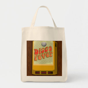 Disco Fever 8-track Retro Roligt Slogan Tygkasse
