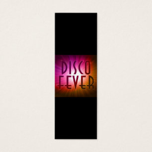 Disco Fever bokmärke Litet Visitkort