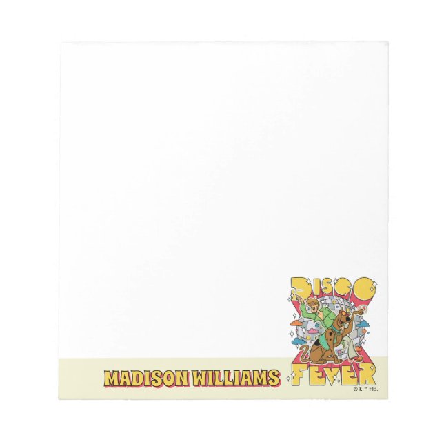 Disco Fever med Scooby och Shaggy Anteckningsblock (Framsida)