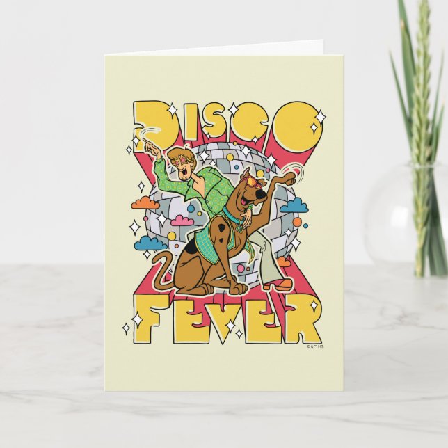 Disco Fever med Scooby och Shaggy Kort (Framsida)