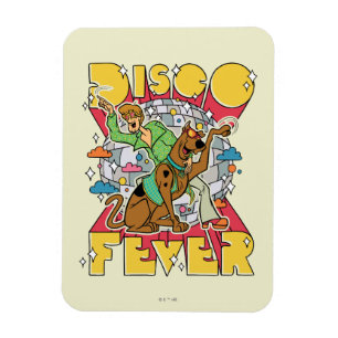 Disco Fever med Scooby och Shaggy Magnet