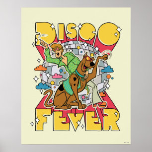Disco Fever med Scooby och Shaggy Poster