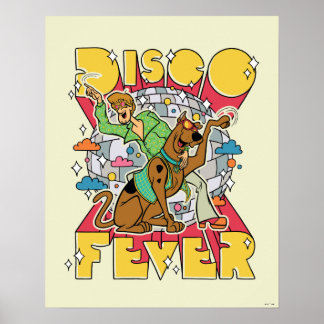Disco Fever med Scooby och Shaggy Poster