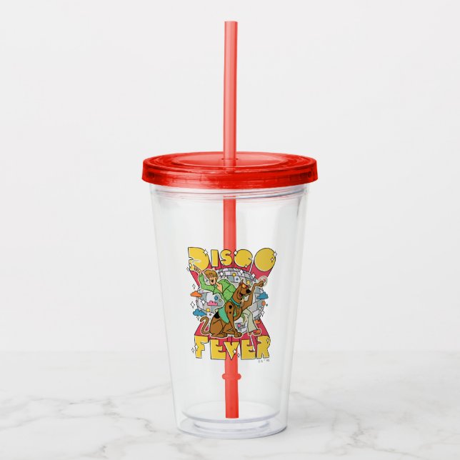 Disco Fever med Scooby och Shaggy Take Away Mugg (Framsida)