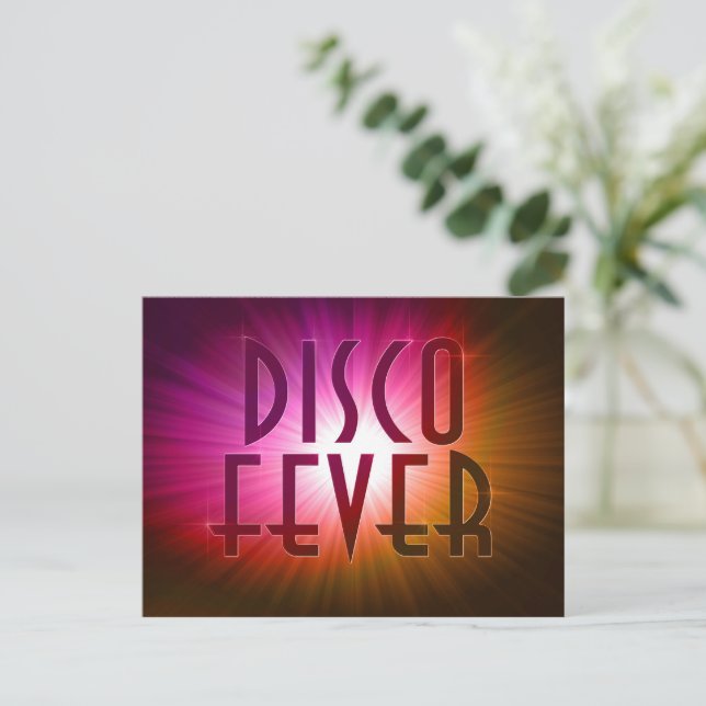 Disco Fever-vykort Vykort (Stående Fram)