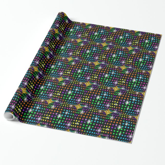 Disco Gift Wrap - SRF Presentpapper (Utrullad)