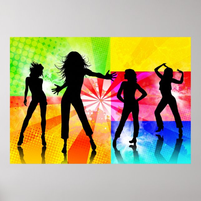 Disco Girls Poster (Framsidan)
