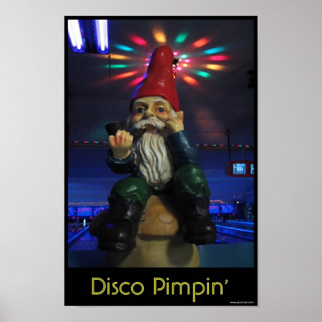 Disco Gnome Poster (Framsidan)