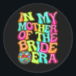 Disco Groovy i min Budens mamma-era Runt Klistermärke<br><div class="desc">Disco Groovy i min Budens mamma-era</div>