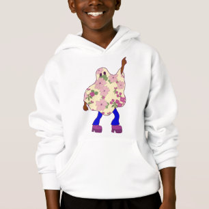 disco halloween african blommigt spöke t shirt