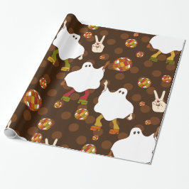 disco halloween african spökbrun presentpapper