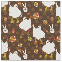 disco halloween african spökbrun tyg