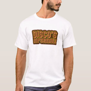 Disco Infernal Funny Boogie Parody Slogan T Shirt