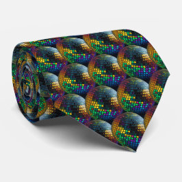 Disco Inferno Retro Holograf Tie Slips