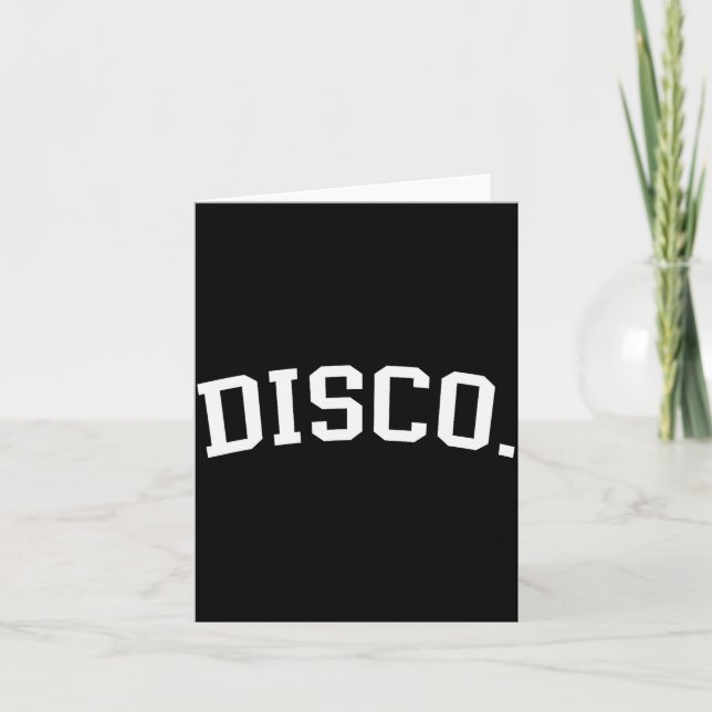 Disco  kort (Framsida)