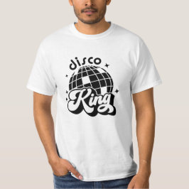 Disco Kung Groom Bride Förlovningsfest T Shirt