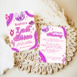 Disco Last Rodeo Cowgirl Bachelorette-inbjudan Inbjudningar<br><div class="desc">Disco Last Rodeo Cowgirl Bachelorette-inbjudan</div>