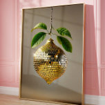 Disco Lemon Wall Art, Aesthetic Pop Art Home Poster<br><div class="desc">Förvandla ditt utrymme till en snabbkonversationsstart med den här Disco Lemon Wall Art - en häpnadsväckande fusion av popkonst humor, retro vibes och oväntad fruktemedad roligt. Denna djärva och levande utformning föreställer en klassisk citron som glimmerande diskotek boll, som är upphängd från ett leafy gren och redo till party. Det...</div>