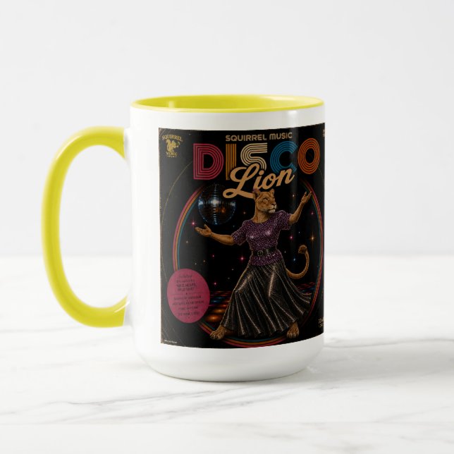 Disco Lion Duo Mugg (Vänster)
